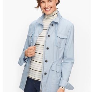 Blue twill Jacket